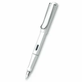 Lamy Safari Shiny White Füllfederhalter Spitze LH